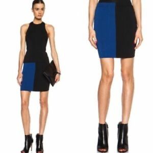 T by Alexander Wang two tone pencil skirt